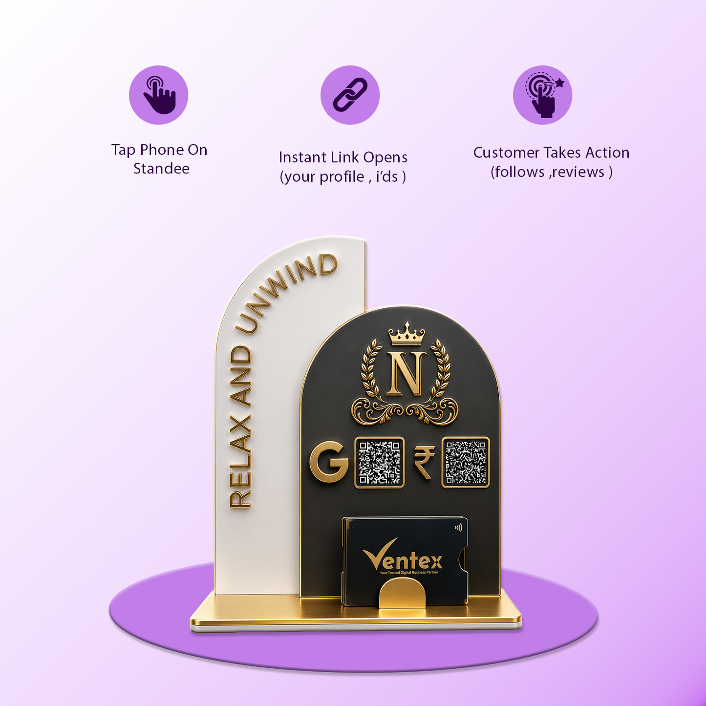 2QR Elite Arch Smart Standee