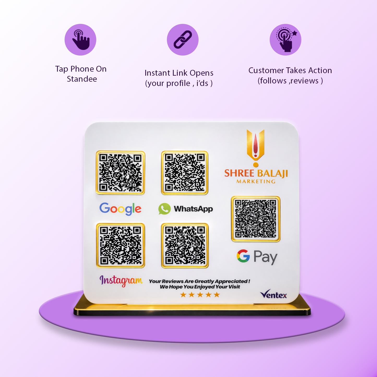 5QR New Premium Standee