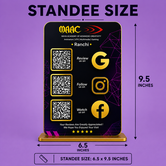 3QR Galaxy Standee