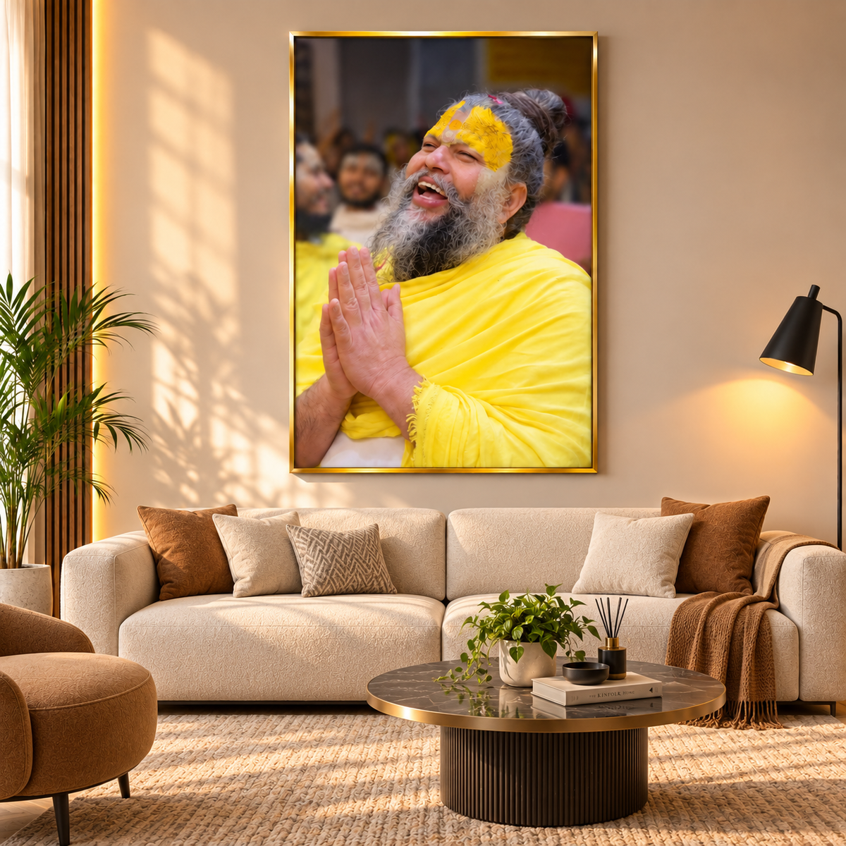 Premanand Ji Maharaj Premium Acrylic Wall Art