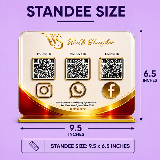3QR Business Standee