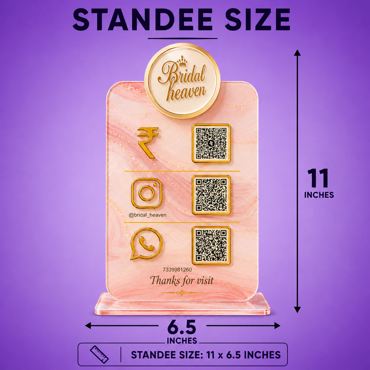 3QR Premium Standee