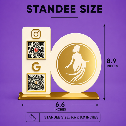 2QR Cloth Shop Standee