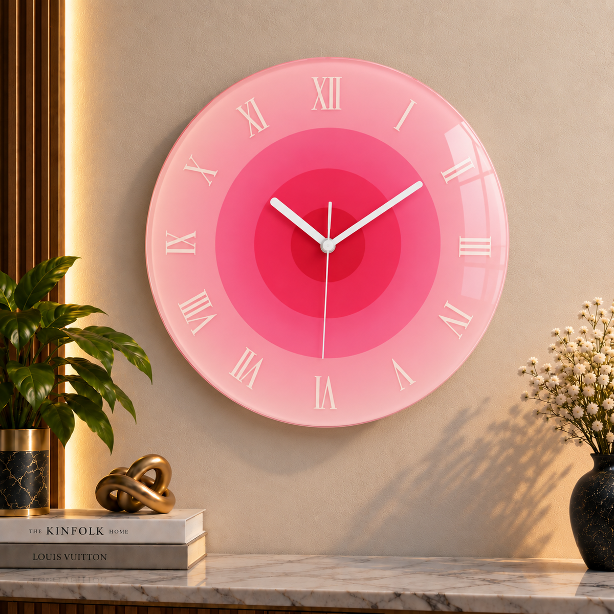 Blush Royale Premium Wall Clock - UV Printed (Copy)