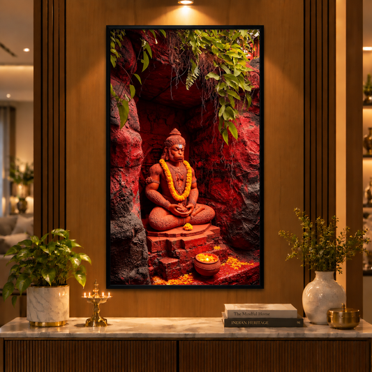 Dhyan Hanuman – Premium Acrylic Wall Art