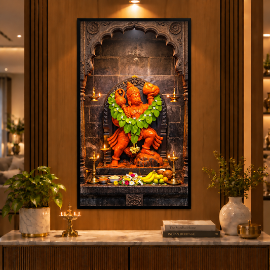 Sankat Mochan Hanuman – Premium Acrylic Wall Art
