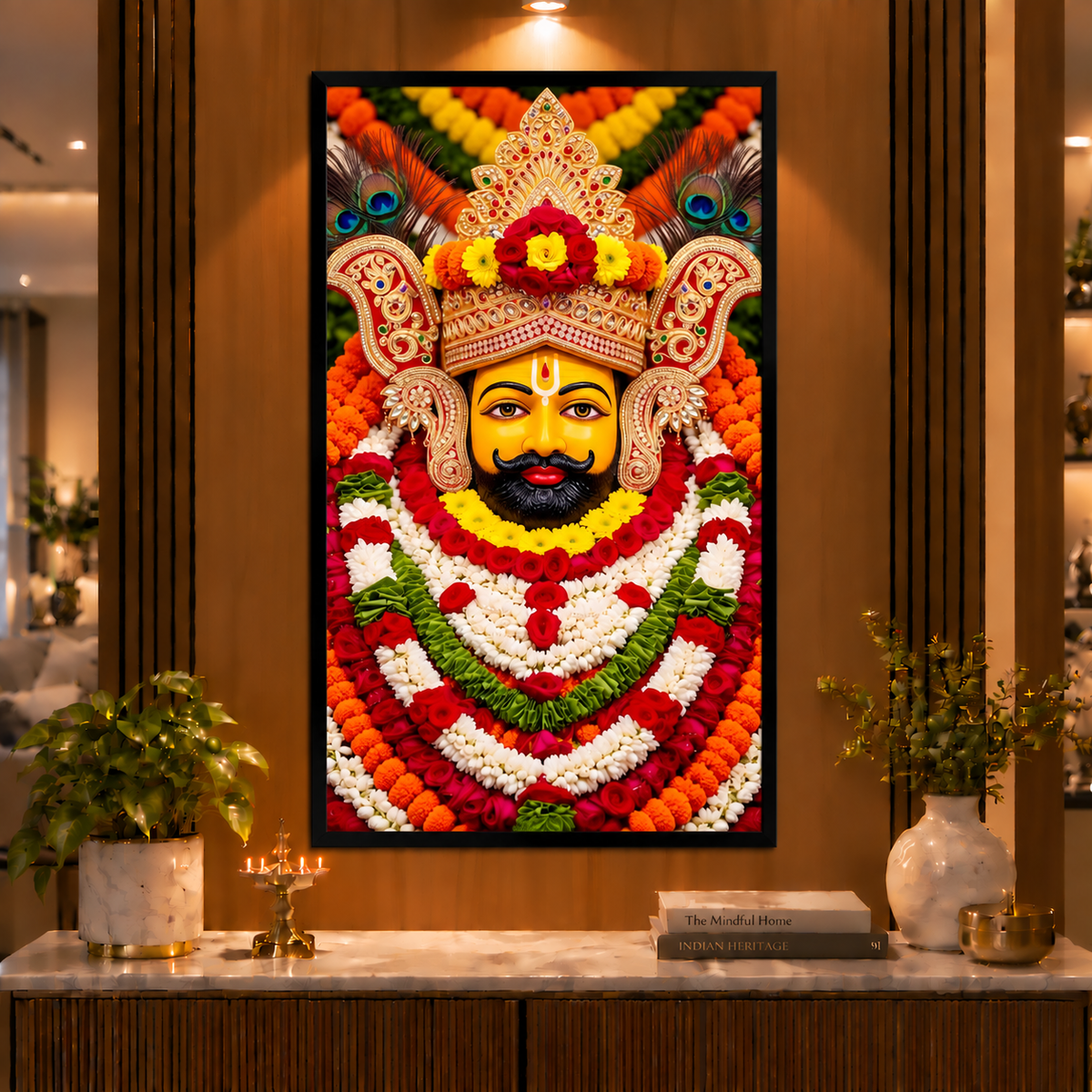 Shree Khatu Shyam Ji Premium Acrylic Wall Art