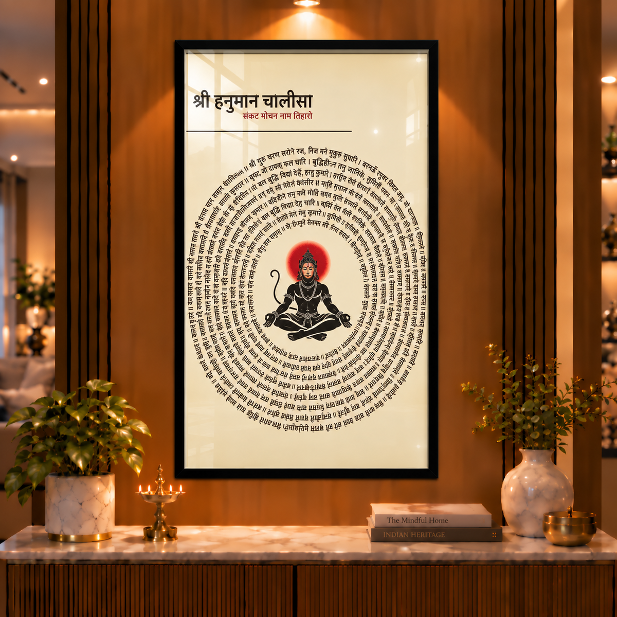 Shree Hanuman Chalisa Wall Art