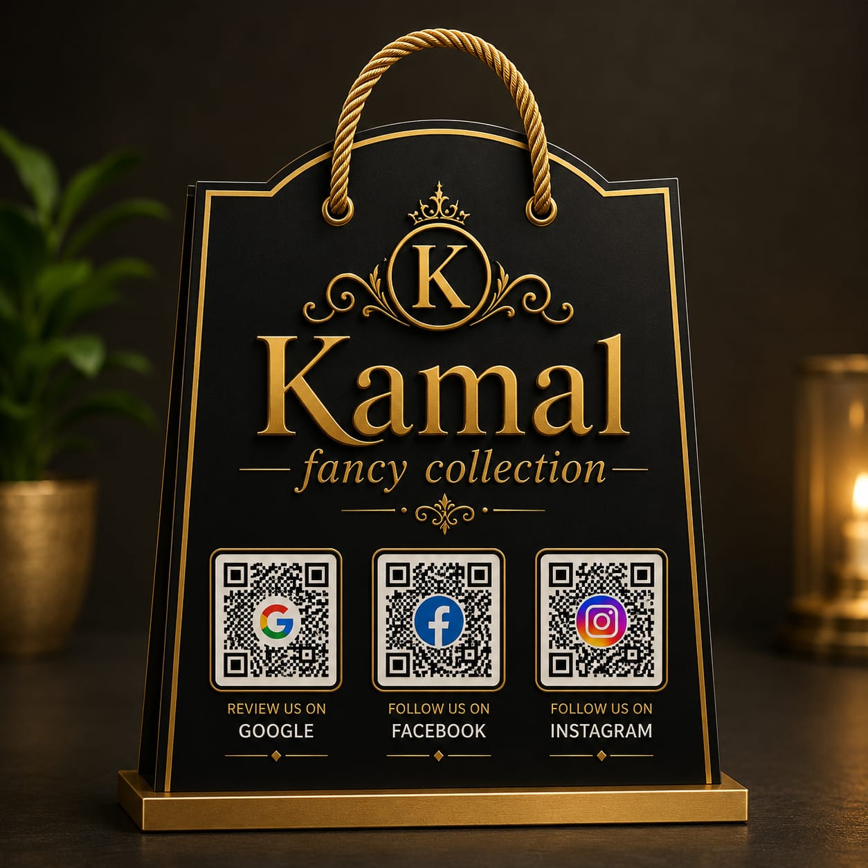 3QR Custom Standee - Gift Shop edition