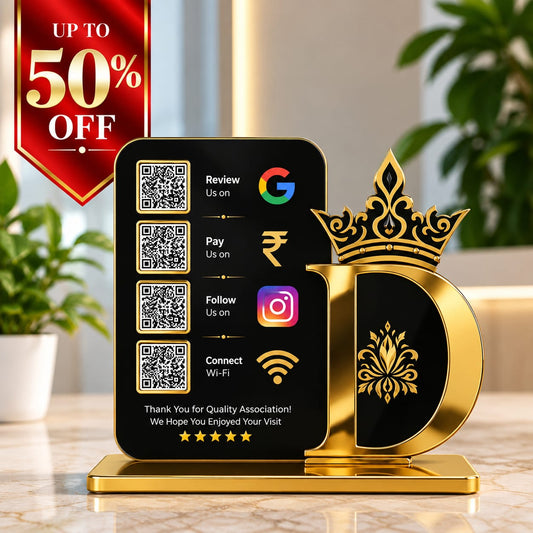 4QR Custom Letter Standee
