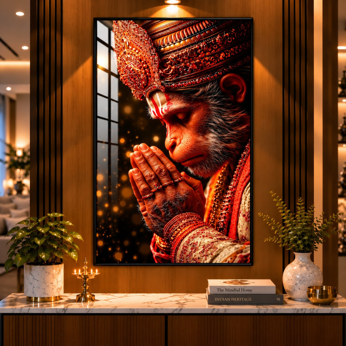 Shree Hanuman Ji – Premium Acrylic Wall Art
