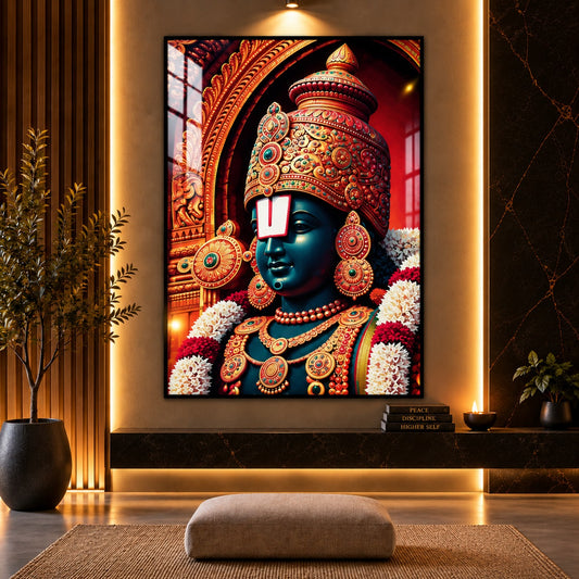 Shri Venkatesh Premium Acrylic Wall Art