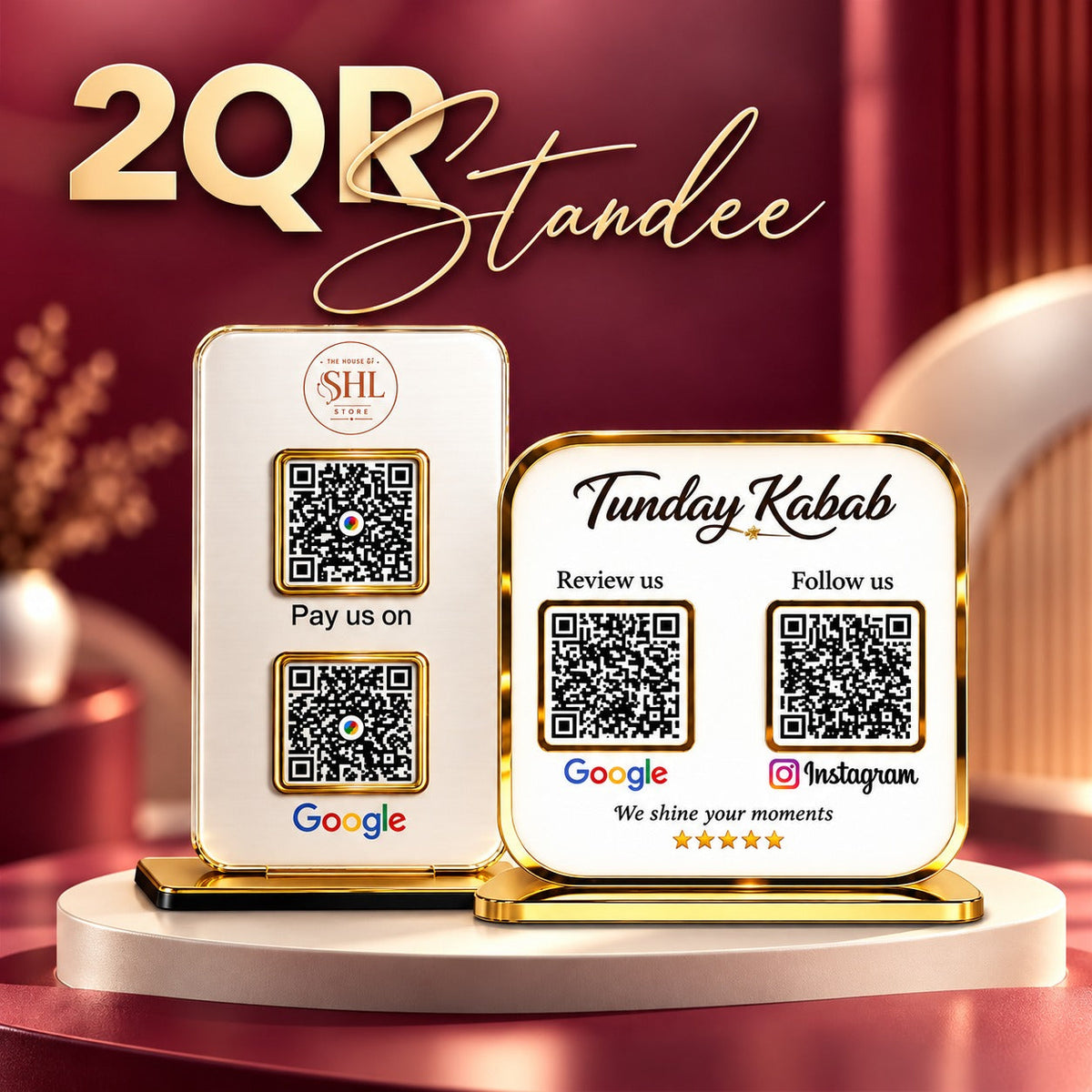 2QR Standee