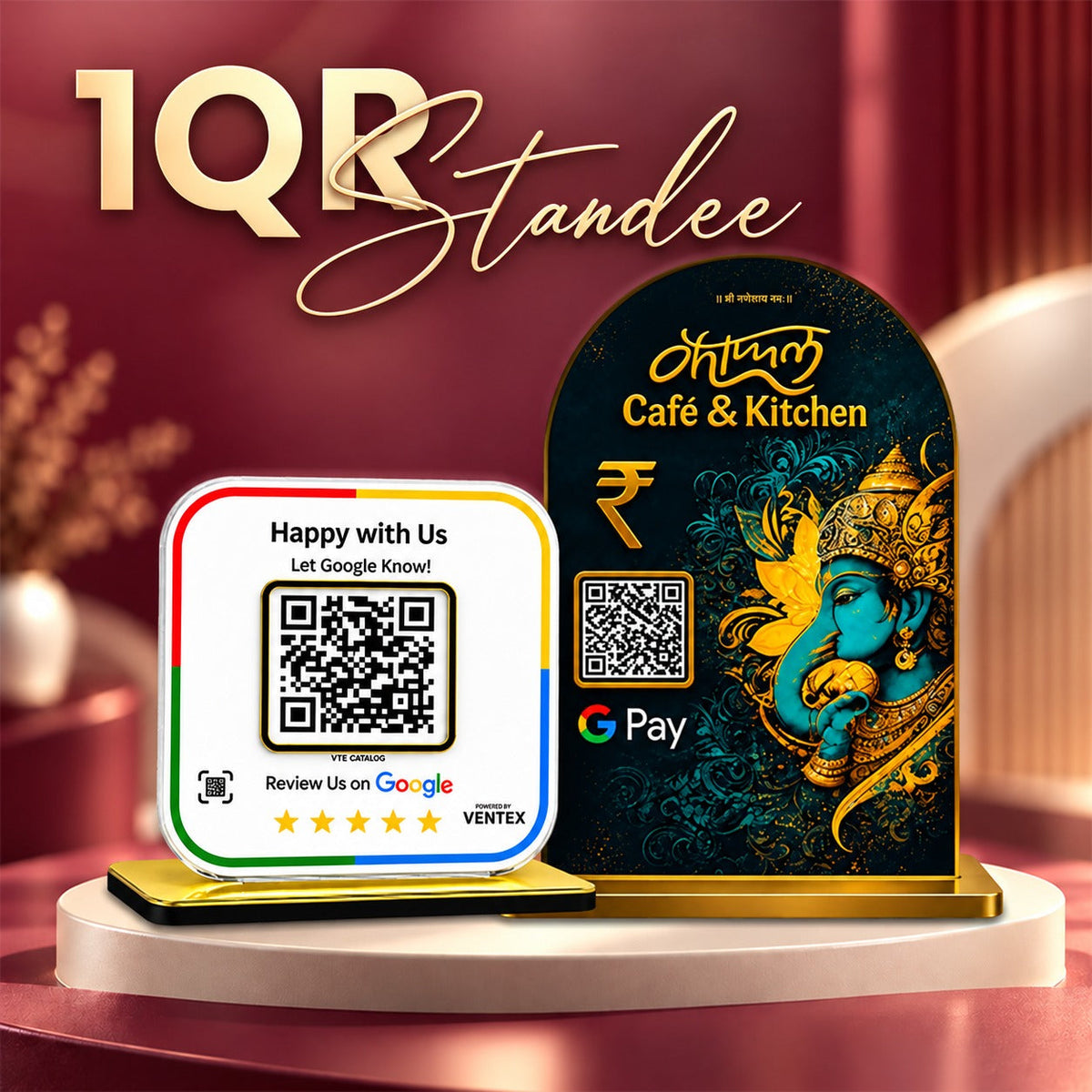 1QR Standee