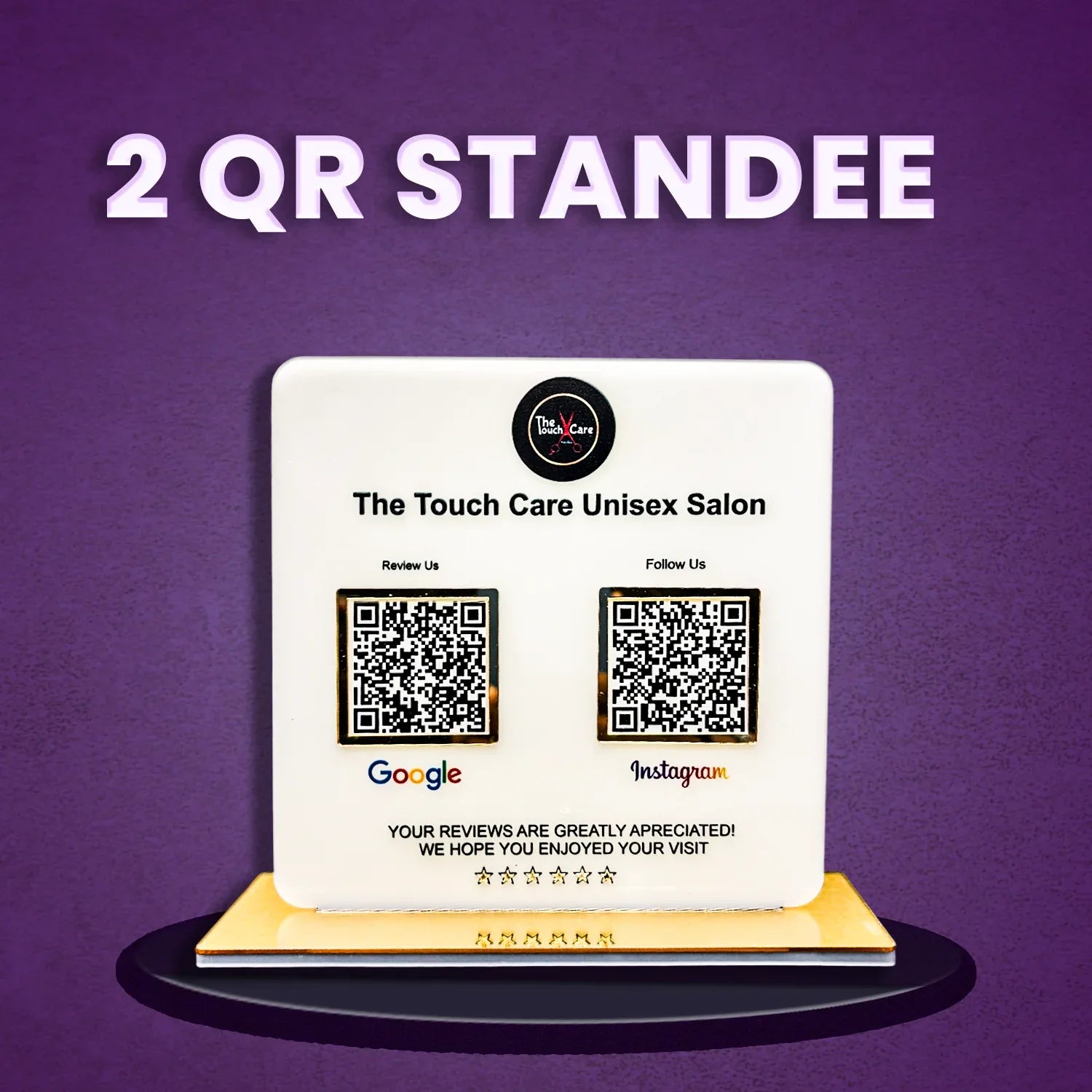 2 QR Standee - Ventex Technology