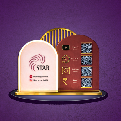 4QR Ventex Royal Standee With Neon light