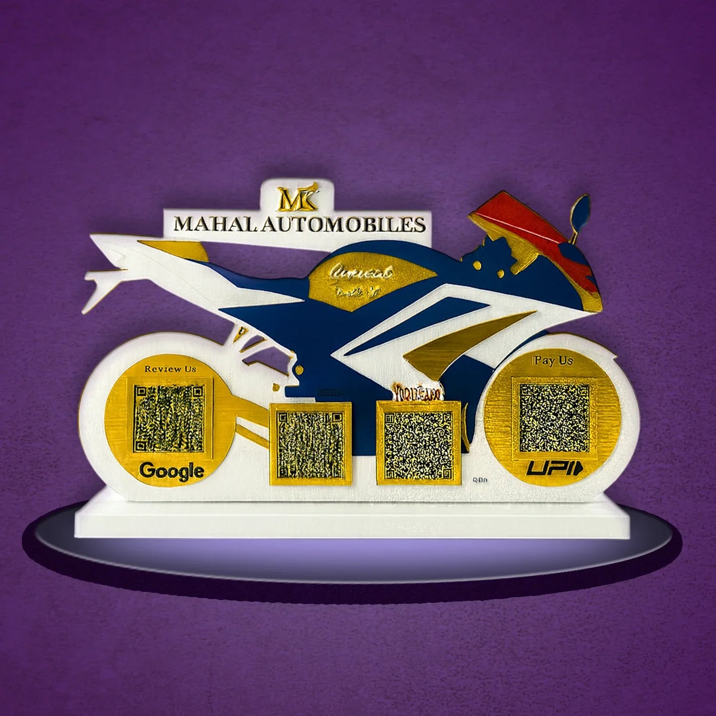 4QR Bike Standee - Ventex Technology