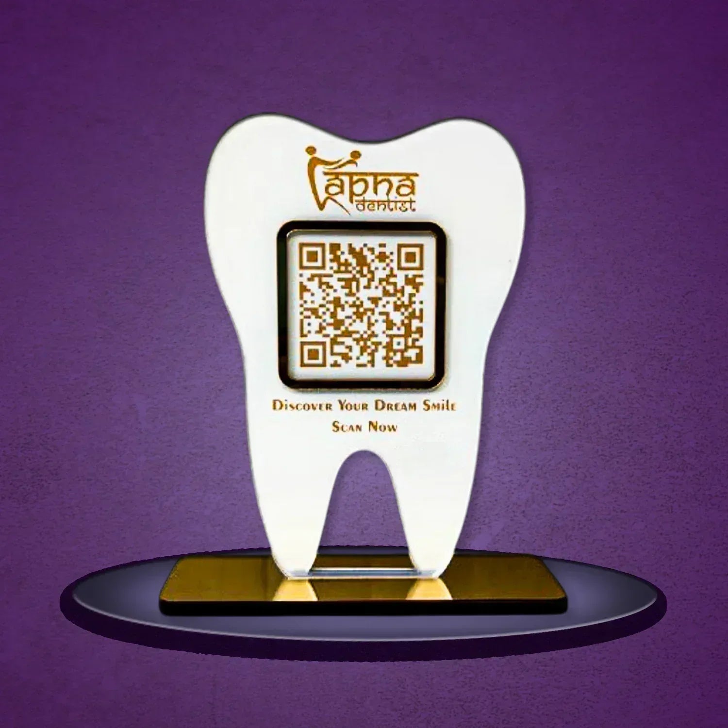 1QR Dentist Standee - Ventex Technology