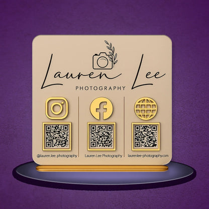 3QR Golden Warm Standee - Ventex Technology