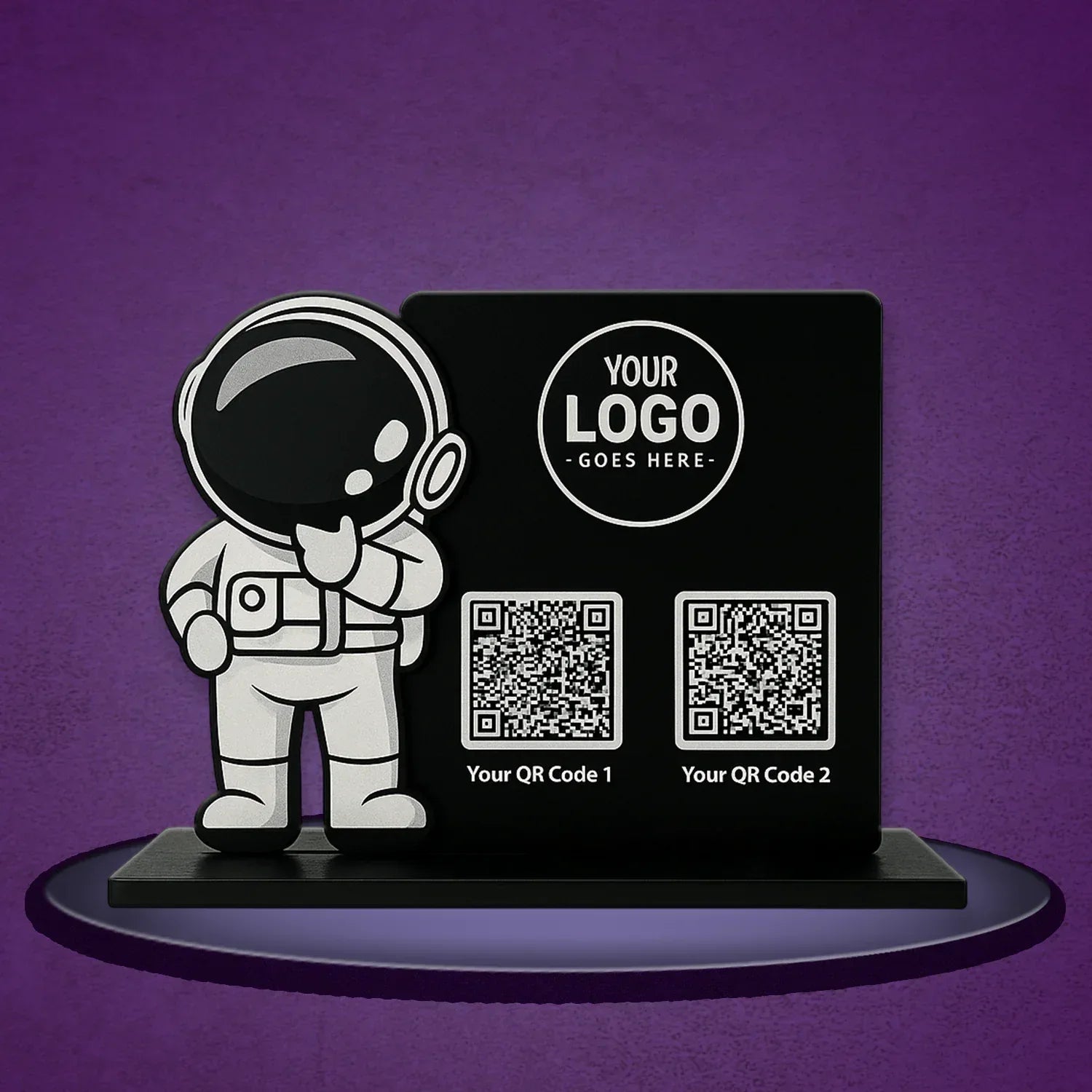 2QR Scientist Standee - Ventex Technology