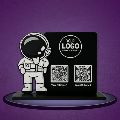 2QR Scientist Standee - Ventex Technology