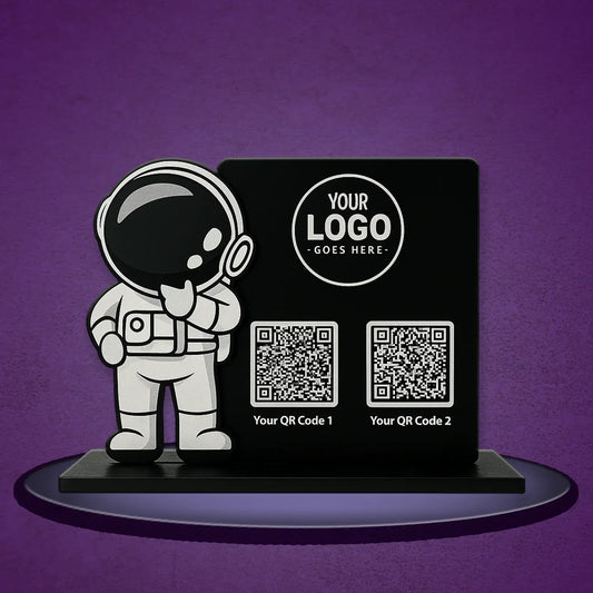 2QR Scientist Standee - Ventex Technology