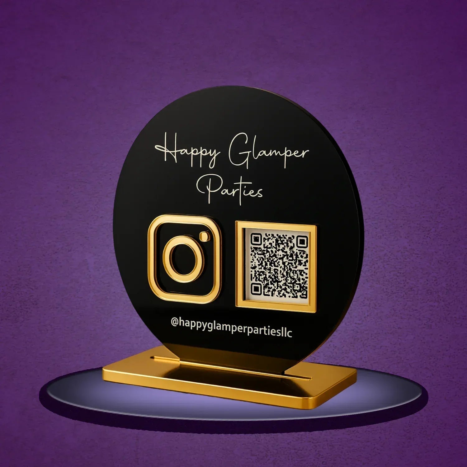 2QR Circular Standee - Ventex Technology