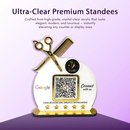 1QR Salon Standee - Ventex Technology