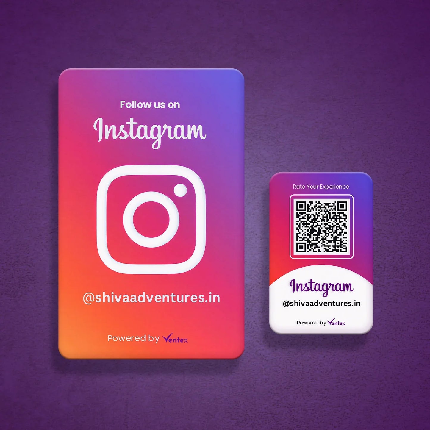 Instragram NFC Cards - Ventex Technology