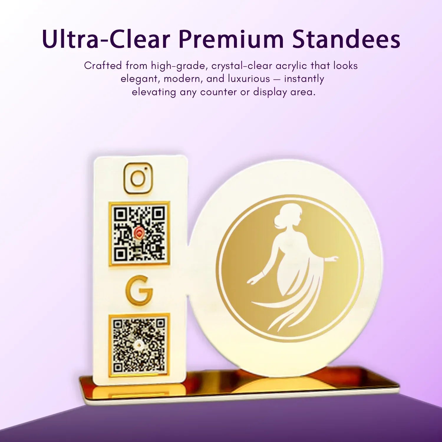 2QR Cloth Shop Standee - Ventex Technology