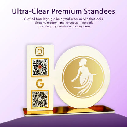 2QR Cloth Shop Standee - Ventex Technology