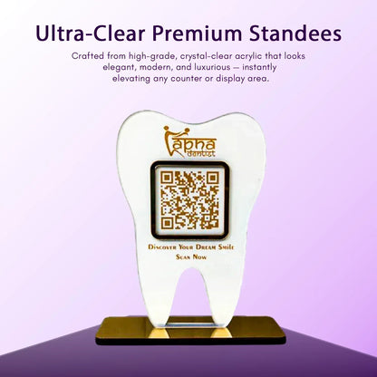 1QR Dentist Standee - Ventex Technology