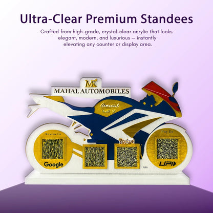 4QR Bike Standee - Ventex Technology