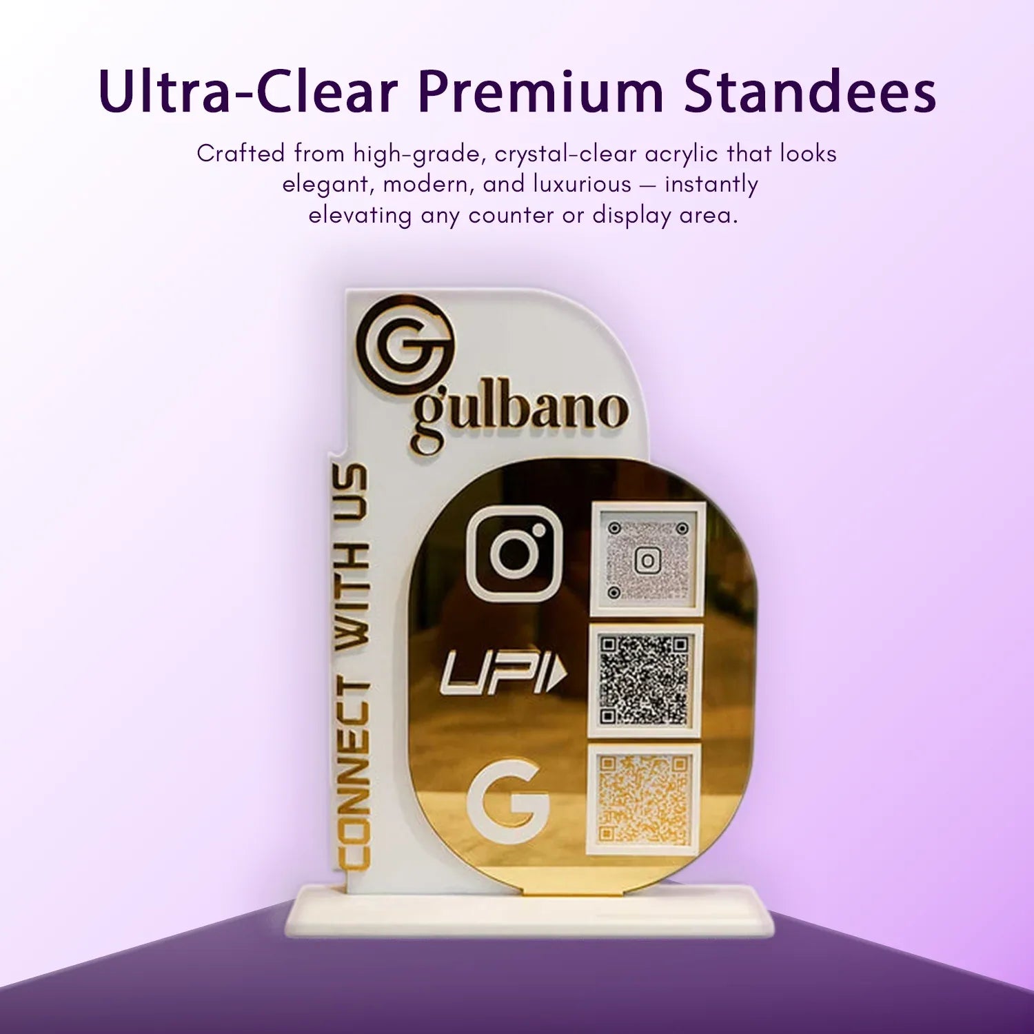 3QR Ultra Premium Standee - Ventex Technology