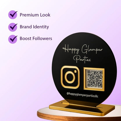 2QR Circular Standee - Ventex Technology