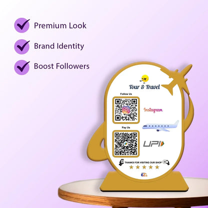 2QR Tour and Travel Standee - Ventex Technology