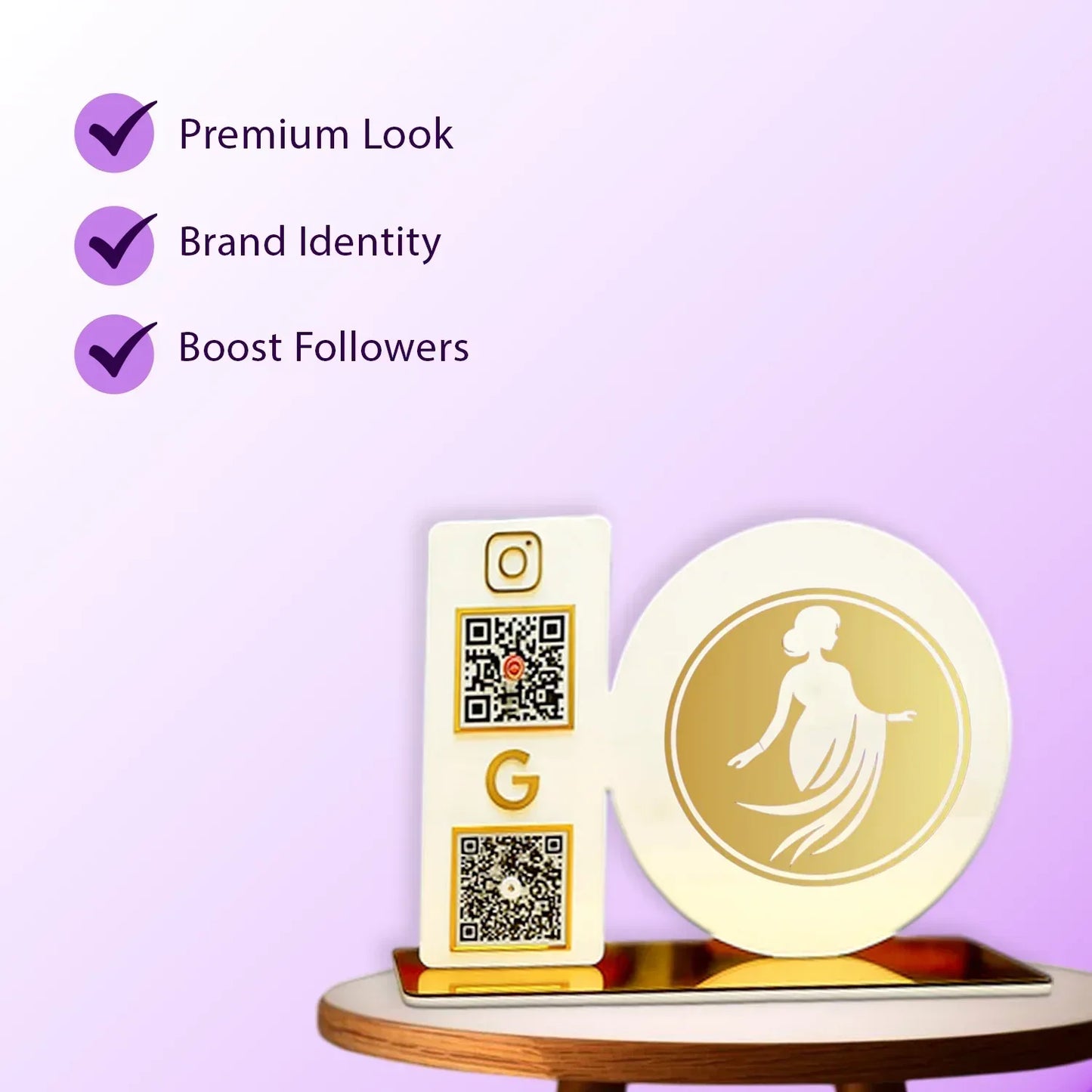 2QR Cloth Shop Standee - Ventex Technology