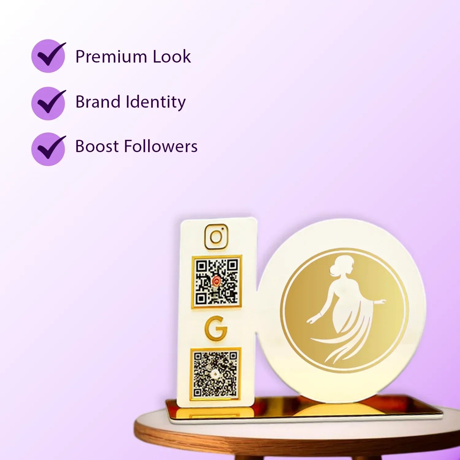 2QR Cloth Shop Standee - Ventex Technology