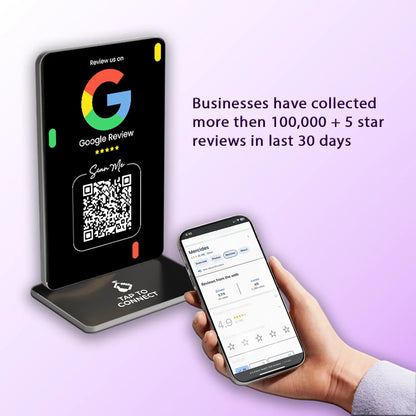 Google Review NFC Stand - Ventex Technology