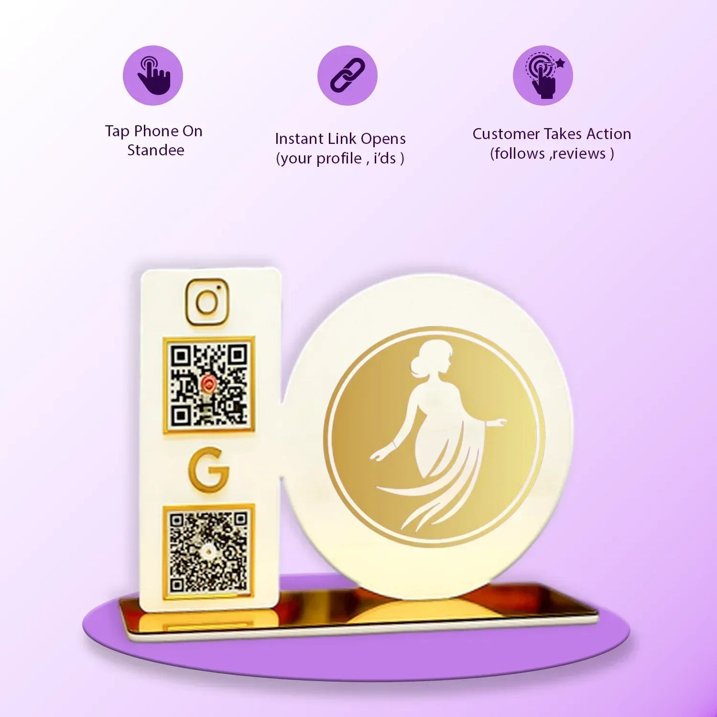 2QR Cloth Shop Standee - Ventex Technology