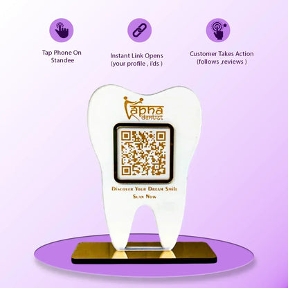 1QR Dentist Standee - Ventex Technology