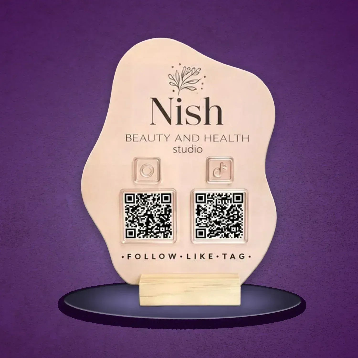 2QR Custom Standee - Ventex Technology