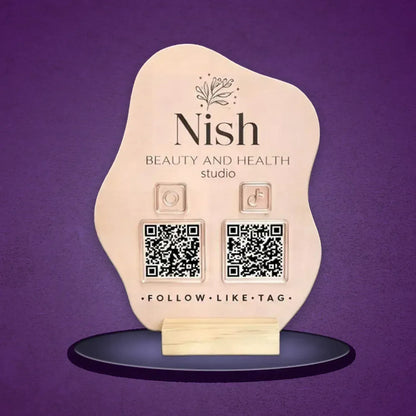 2QR Custom Standee - Ventex Technology