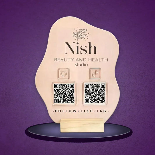 2QR Custom Standee - Ventex Technology