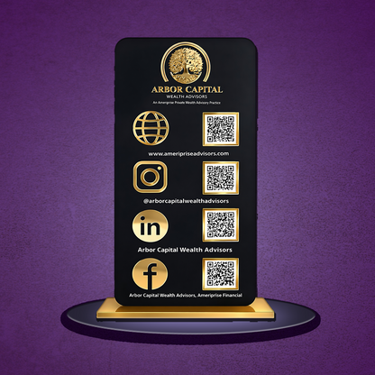 4QR Premium Standee - Portrait