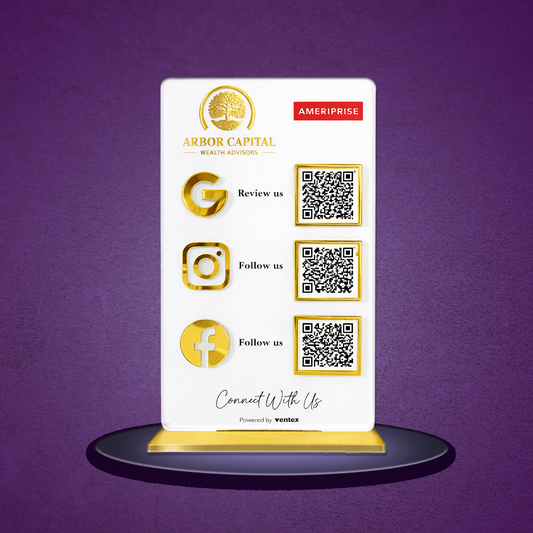 3QR Standee - Portrait