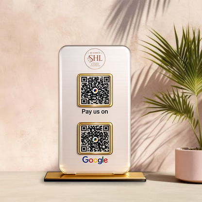 2QR Solid Colured Standee