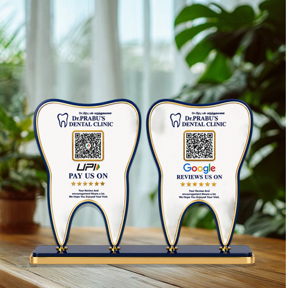 3QR Custom Standee For Dentist