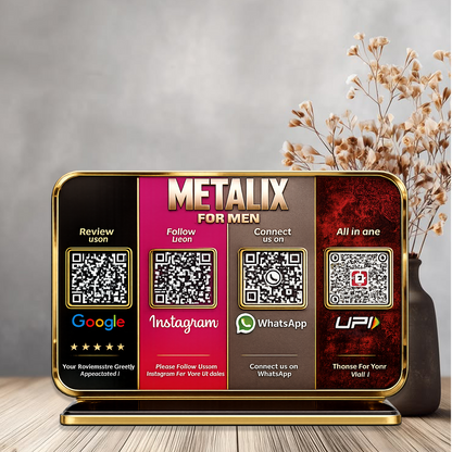4QR Premium Standee - Social Media Edition