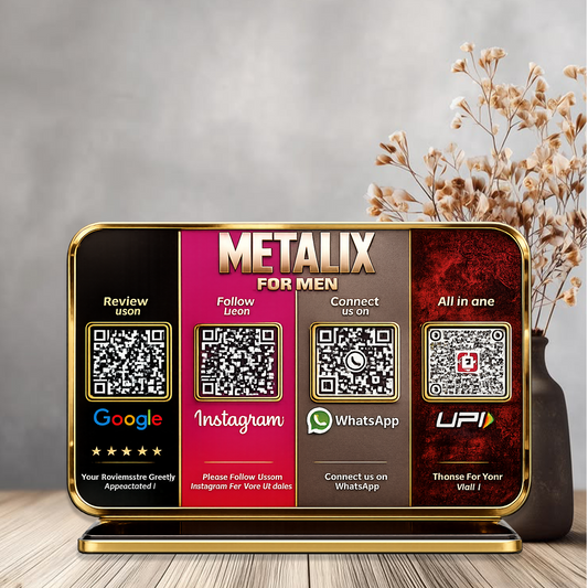 4QR Premium Standee - Social Media Edition